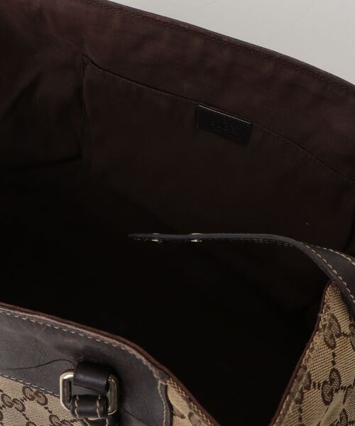 GUCCI（グッチ） GGキャンバス トートバッグ - ブラウン レディース