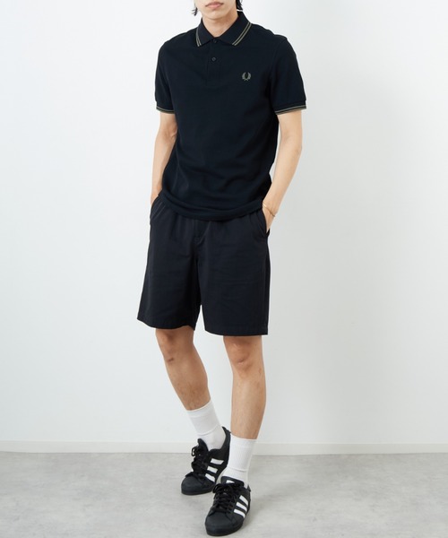 ポロシャツ ポロ 「FRED PERRY/フレッドペリー」 ツインティップライン ワンポイントロゴ刺繍ポロシャツ M3600 レディース メンズの画像