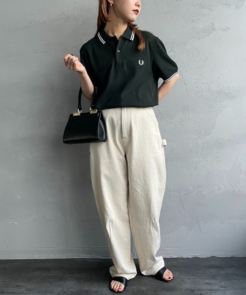FRED PERRY（フレッドペリー） ポロシャツ ポロ ツインティップライン