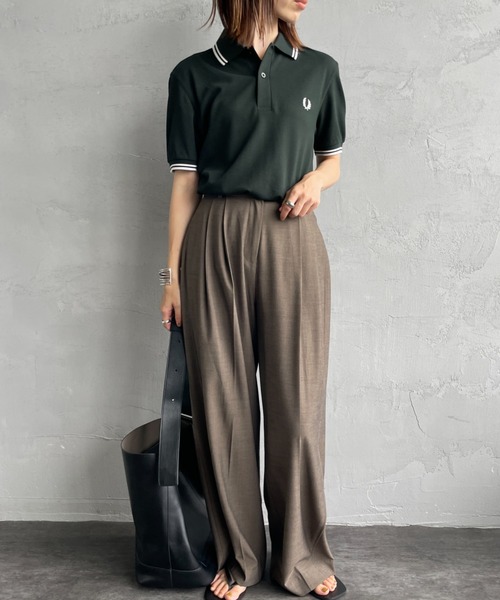 FRED PERRY（フレッドペリー） ポロシャツ ポロ ツインティップライン
