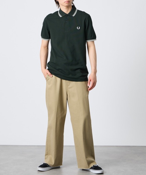 FRED PERRY（フレッドペリー） ポロシャツ ポロ ツインティップライン