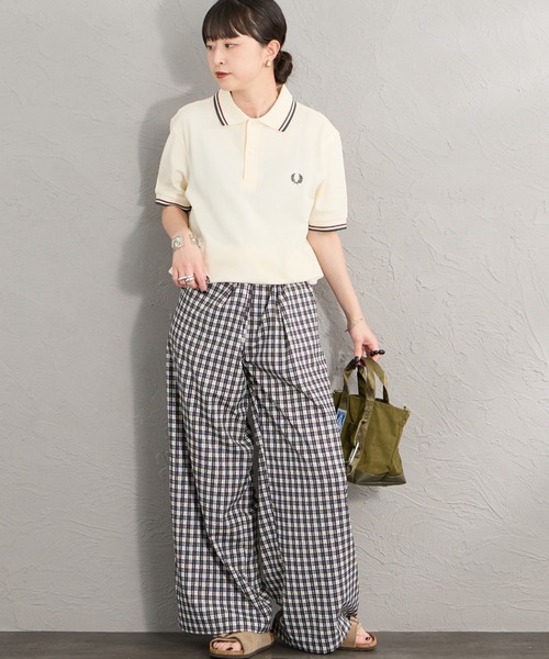 ポロシャツ ポロ 「FRED PERRY/フレッドペリー」 ツインティップライン ワンポイントロゴ刺繍ポロシャツ M3600 レディース メンズの画像