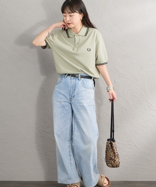 FRED PERRY（フレッドペリー） ポロシャツ ポロ ツインティップライン