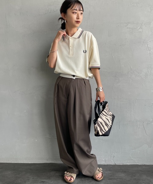 FRED PERRY（フレッドペリー） ポロシャツ ポロ ツインティップライン