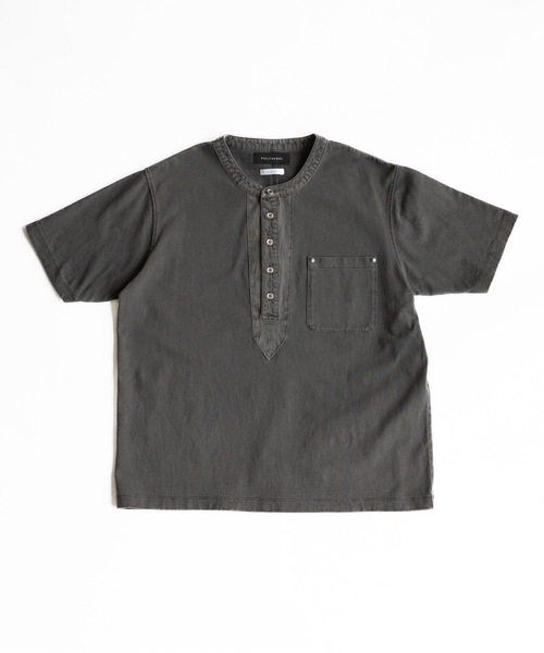 PHILTHEORY ヘンリーネック tシャツ Metal button henly neck T-shirts