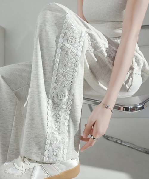 「DIAVEL」 スウェットパンツ S グレー レディース_画像3