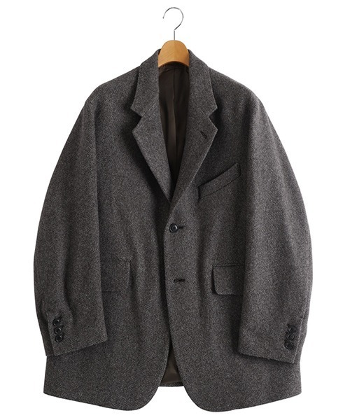 ジャケット テーラードジャケット URU / ウル：WOOL LIGHT TWEED