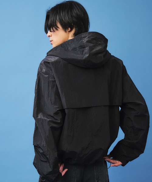 DAWNCE ブルゾン アウター 「撥水加工」フルジップフーディーブルゾン