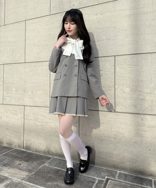 F i.n.t（フィント） コート アウター 「セットアップ対応」ダブル釦