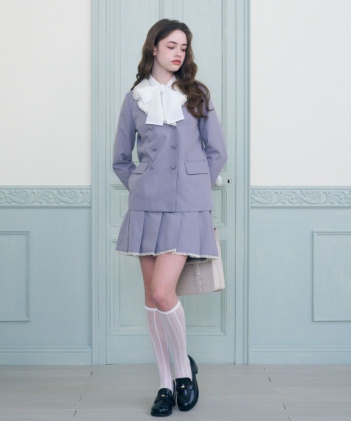 F i.n.t（フィント） コート アウター 「セットアップ対応」ダブル釦