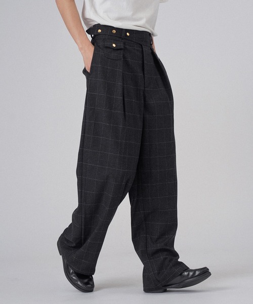 「ONCILY」 スラックス LARGE グレー系その他 メンズ_画像4