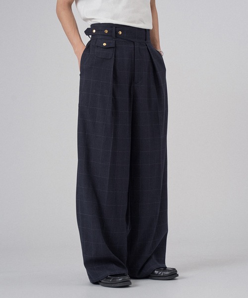 「ONCILY」 スラックス LARGE グレー系その他 メンズ_画像9