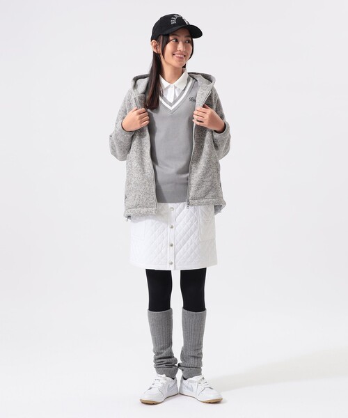 「BEAMS GOLF」 ブルゾン MEDIUM グレー レディースの画像