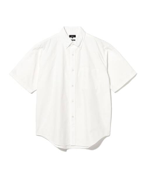 BEAMS（ビームス） シャツ オックスフォード ボタンダウンシャツ 5分丈