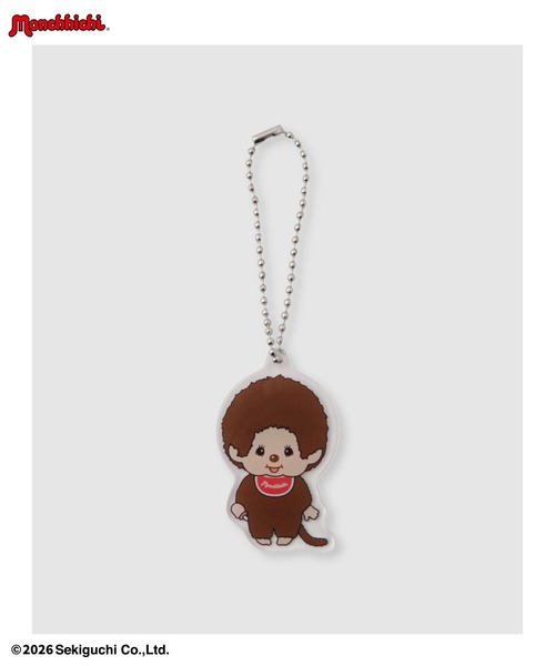 tシャツ 「 Monchhichi / モンチッチ 」 サガラ刺繍Tシャツ アクリル