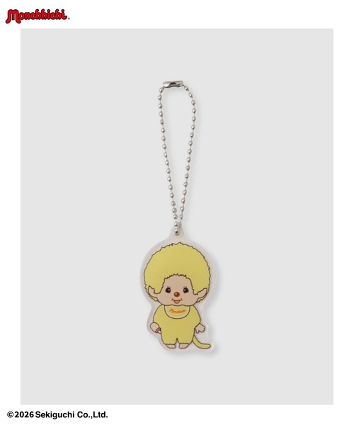 tシャツ 「 Monchhichi / モンチッチ 」 サガラ刺繍Tシャツ アクリル