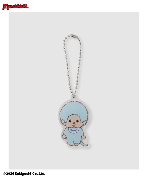 tシャツ 「 Monchhichi / モンチッチ 」 サガラ刺繍Tシャツ アクリル