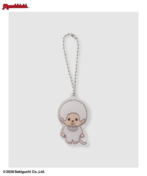 tシャツ 「 Monchhichi / モンチッチ 」 サガラ刺繍Tシャツ アクリル