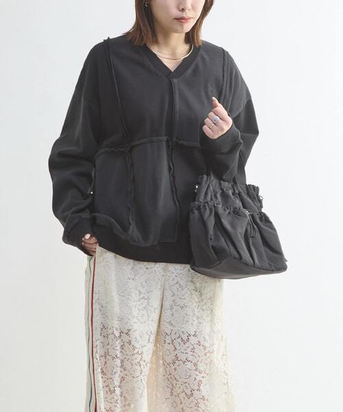 CONVERSE TOKYO tシャツ PATCHWORK CUT-OFF TOP レディース メンズ