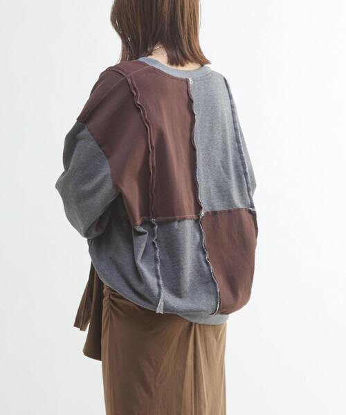 CONVERSE TOKYO tシャツ PATCHWORK CUT-OFF TOP レディース メンズ