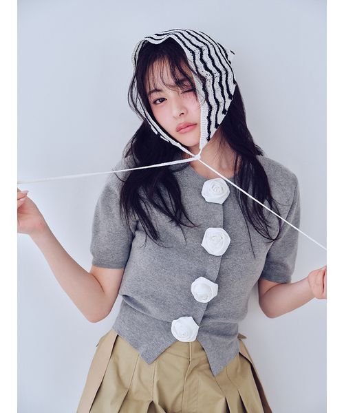 SNIDEL（スナイデル） カーディガン 「WEB限定/ROSE Collection
