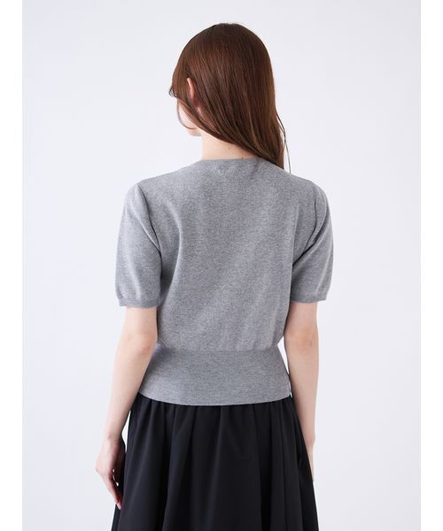 SNIDEL（スナイデル） カーディガン 半袖 「WEB限定/ROSE Collection