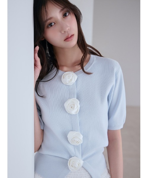 SNIDEL（スナイデル） カーディガン 「WEB限定/ROSE Collection