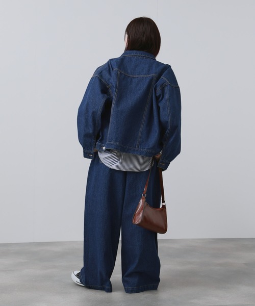 NAVY ワイドパンツ ジーンズ デニム デニムパンツ 「NAVY」11oz 