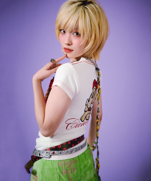 GALFY（ガルフィー） tシャツ 半袖 GALFY-らぶりいチビT レディース