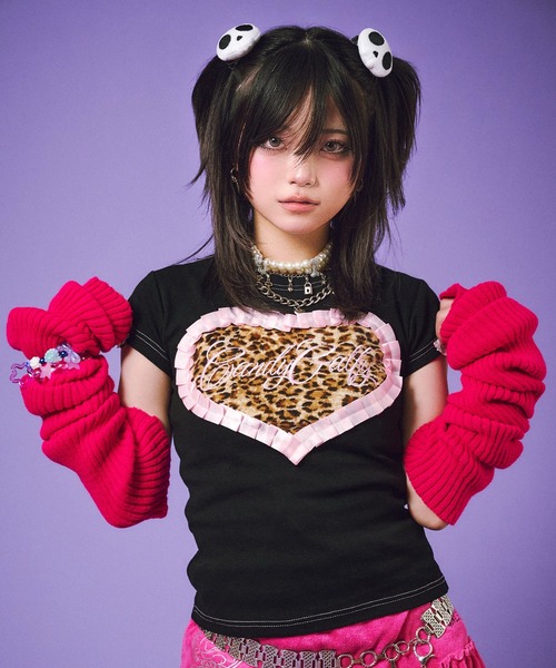 GALFY（ガルフィー） tシャツ 半袖 GALFY-らぶりいチビT レディース