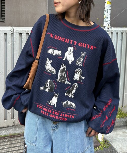SOUNDSGOOOOD（サウンズグッド） tシャツ 「SOUNDS GOOOOD」DOG総柄
