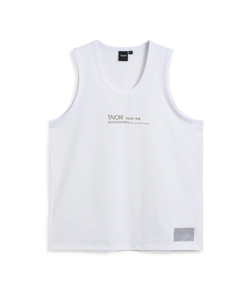 チャック　白タンクトップ TAION（タイオン） uvカット タンクトップ 「」「ユニセックス