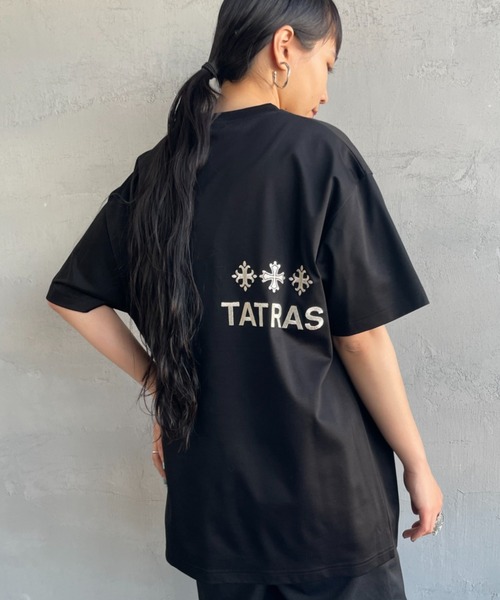 TATRAS（タトラス） tシャツ NUNKI ブランド刺繍ロゴ ショートスリーブ