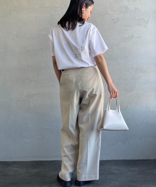 TATRAS（タトラス） tシャツ NUNKI ブランド刺繍ロゴ ショートスリーブ