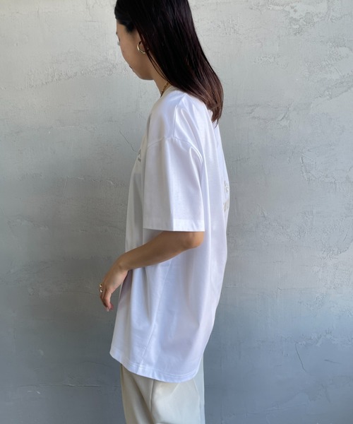 TATRAS(タトラス) tシャツ NUNKI ブランド刺繍ロゴ ショートスリーブ TATRAS(タトラス) tシャツ NUNKI ブランド刺繍ロゴ ショートスリーブ