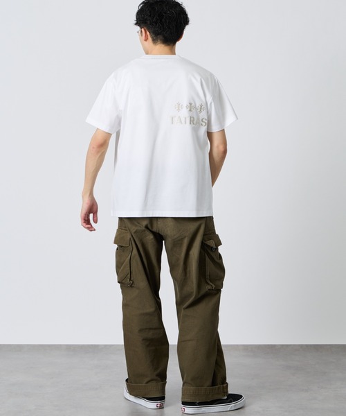 TATRAS（タトラス） tシャツ NUNKI ブランド刺繍ロゴ ショートスリーブ