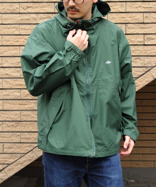 「DANTON」 マウンテンパーカー M グリーン メンズ_画像6