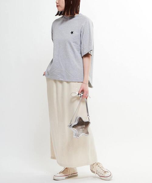 「CONVERSE TOKYO」 半袖Tシャツ FREE ホワイト レディース_画像7