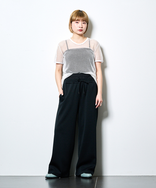 パンツ DOUBLE WAIST JERSEY パンツ レディースの画像