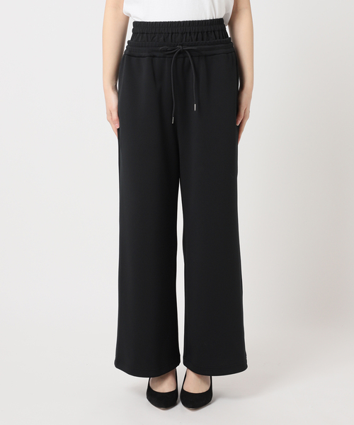 パンツ DOUBLE WAIST JERSEY パンツ レディースの画像