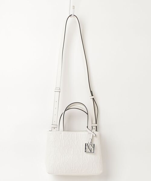 「ARMANI EXCHANGE」 2WAYバッグ FREE ホワイト レディース