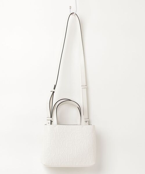 「ARMANI EXCHANGE」 2WAYバッグ FREE ホワイト レディース_1