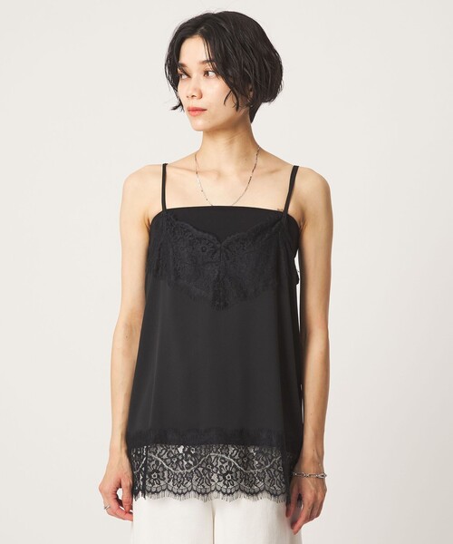 美品　定価46,200 LACE キャミソール green label relaxing（グリーンレーベルリラクシング） キャミソール