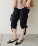 パンツ 「新色LEO/BLK2」裾リボンバイカ...の詳細画像3