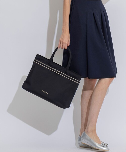☆美品☆TOCCA ブラック トートバッグ TOCCA（トッカ） トートバッグ F ブラック レディース : ZOZOTOWN