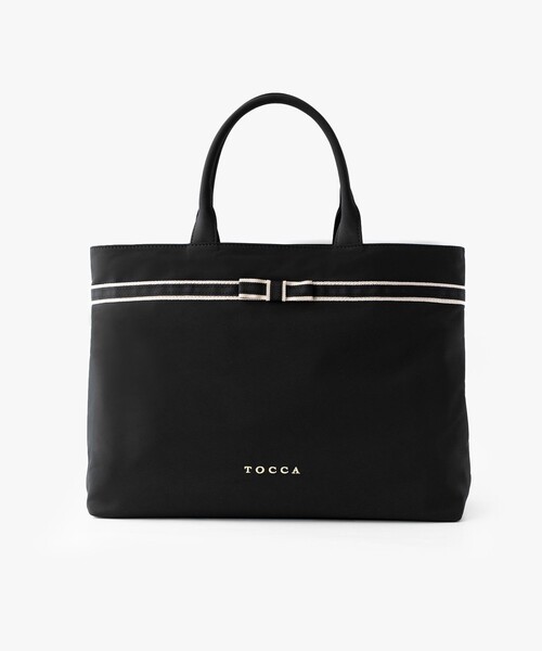 TOCCA ショルダーベルト付きトートバッグ ブラック 黒 TOCCA（トッカ） トートバッグ F ブラック レディース : ZOZOTOWN