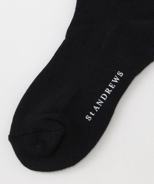 St ANDREWS 靴下 ロゴニーハイソックス (WOMENS) メンズ : ZOZOTOWN