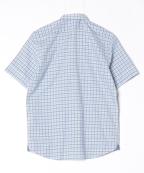 「MEN'S MELROSE」 半袖シャツ 2 サックスブルー メンズ_画像2