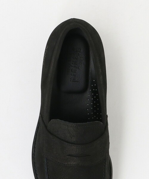 ローファー 「別注」「The Kenford Fineshoes」ヌバック ペイズリー ローファー メンズの画像