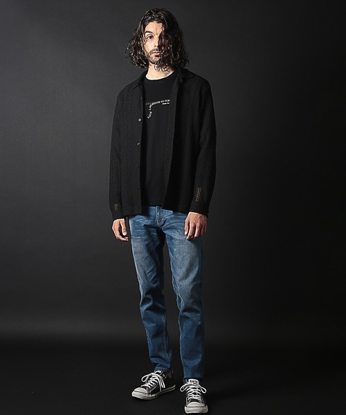 「RATTLE TRAP」 長袖シャツ L ベージュ メンズ_画像2
